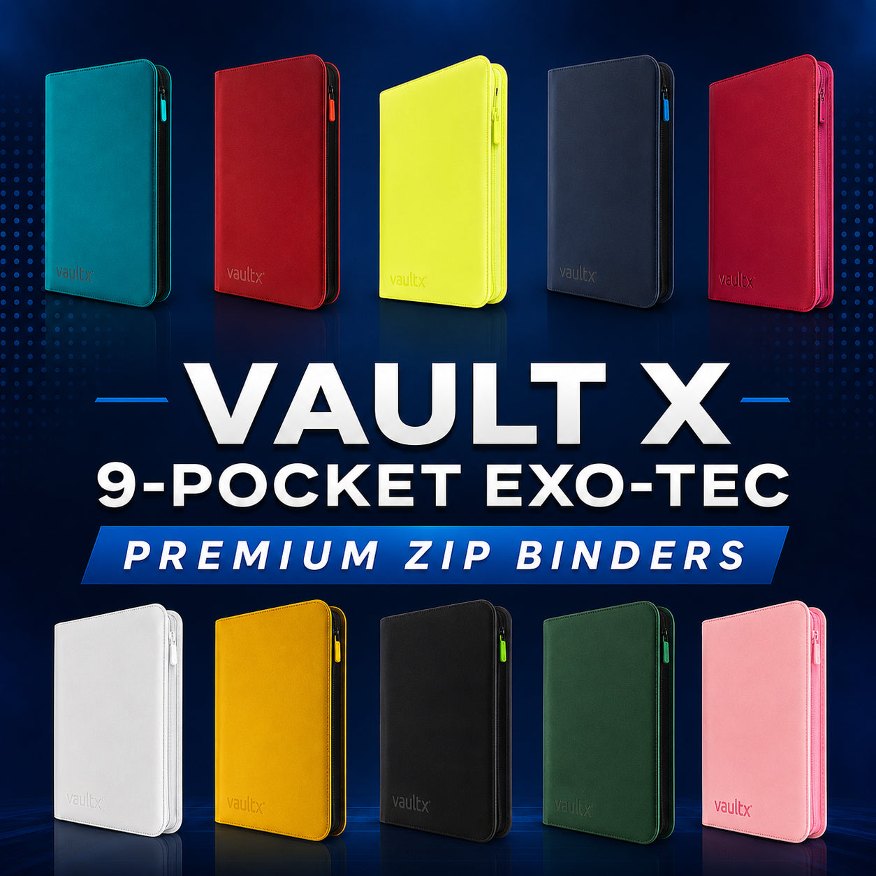Vault X Exo-Tec 9 Pocket Zip Binder