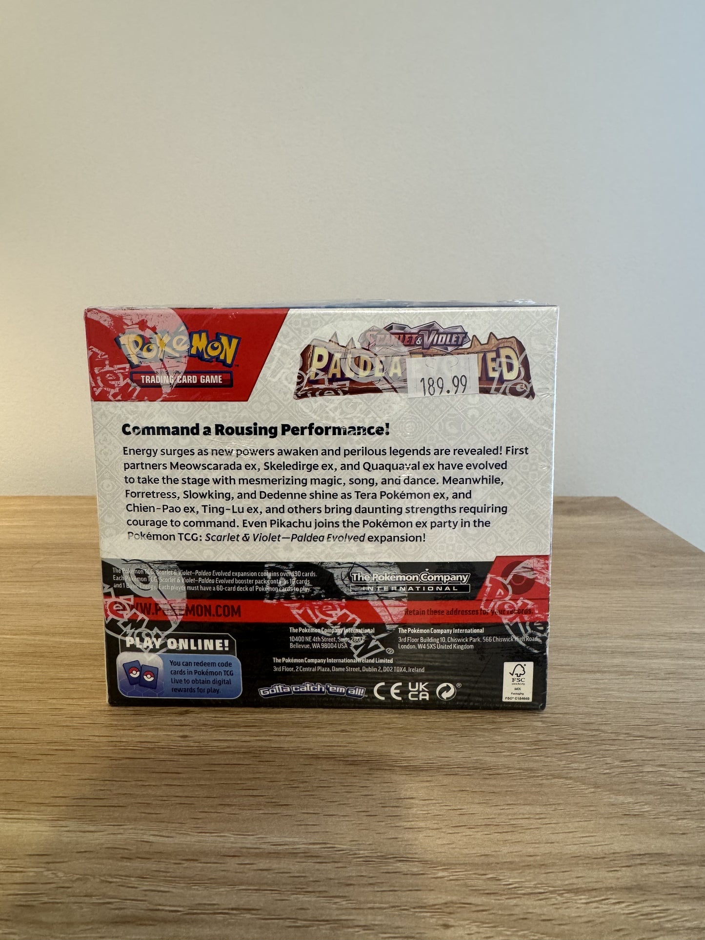 Paldea Evolved Booster Box