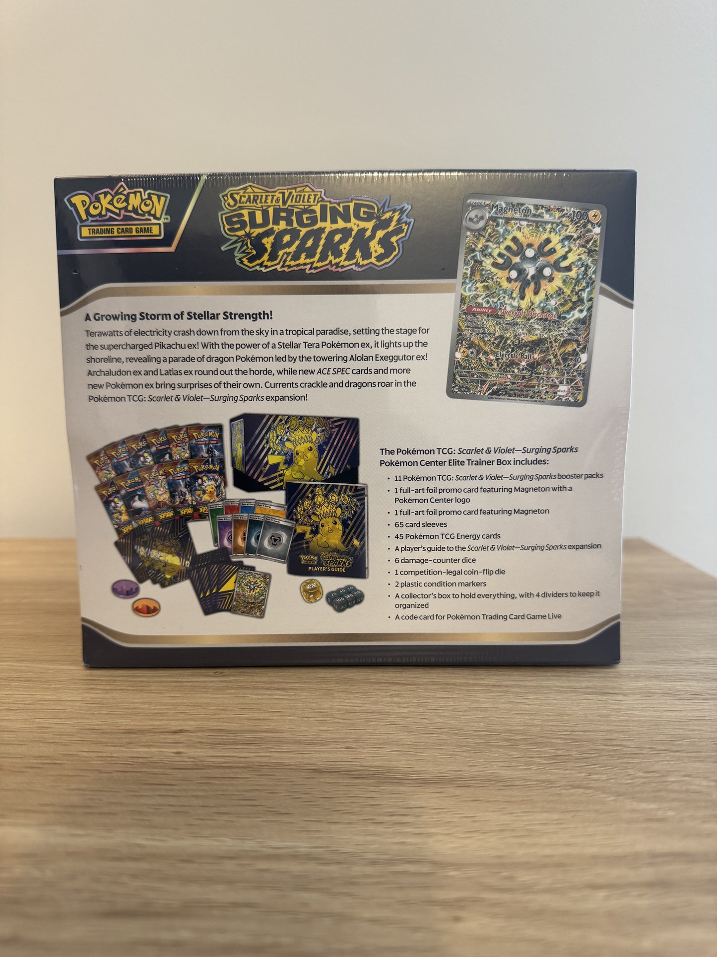 Surging Sparks Pokemon Center Elite Trainer Box