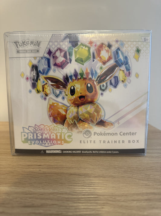 Prismatic Evolutions Pokemon Center Elite Trainer Box