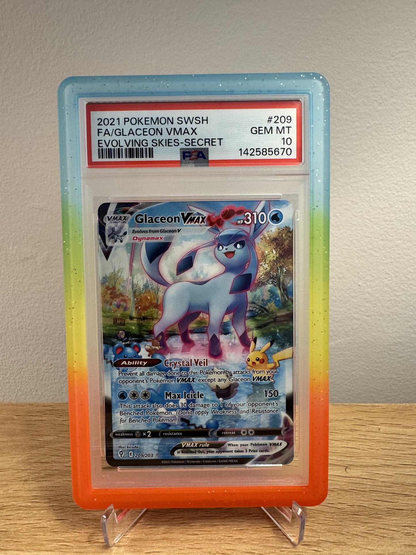 Glaceon VMAX #209 PSA 10