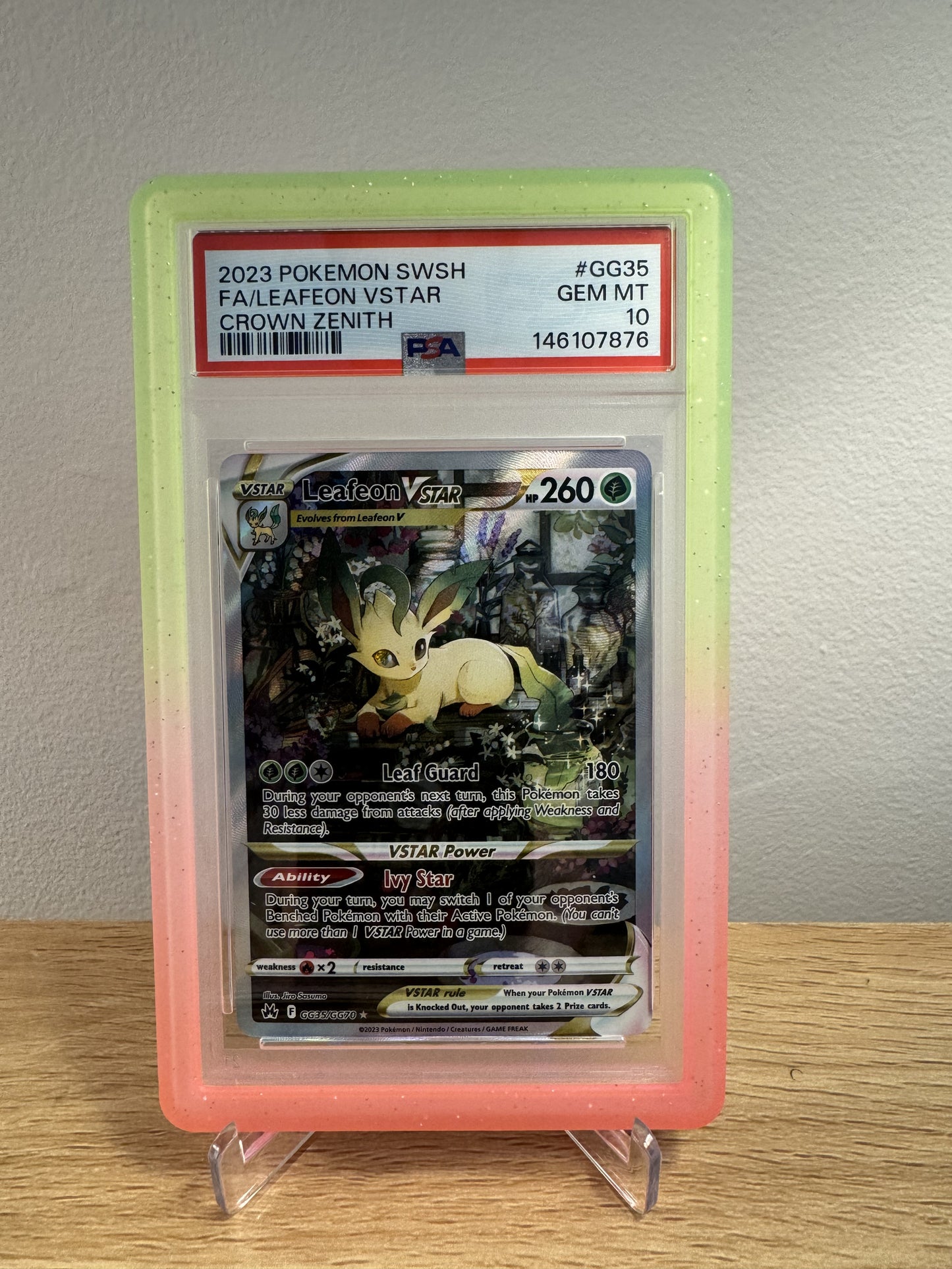 Leafeon VSTAR #GG35 PSA 10